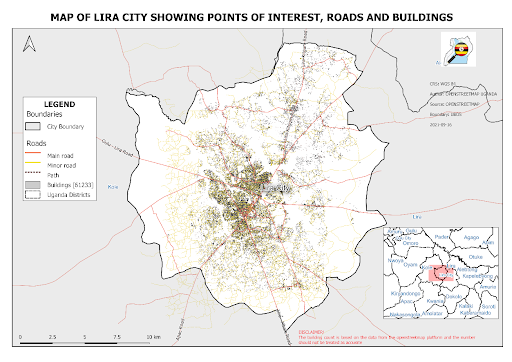 Lira City Map